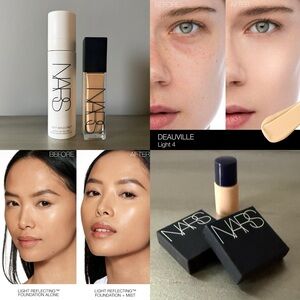 ❤️ NARS | Natural Radiant Foundation & Setting Spray + Bonus Travel Pieces